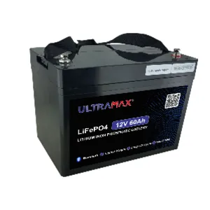 Ultramax LiFePO4 Litium-akku 12V 60 Ah