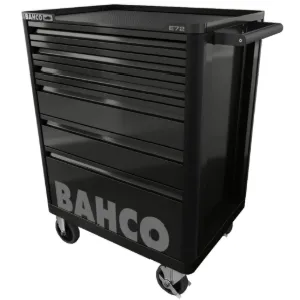 Bahco 1472K6BLACK työkaluvaunu E72 musta 6 laatikkoa