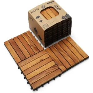 Mag-Pro Garden terassilaatta akaasiapuu 30x30 cm 9 kpl