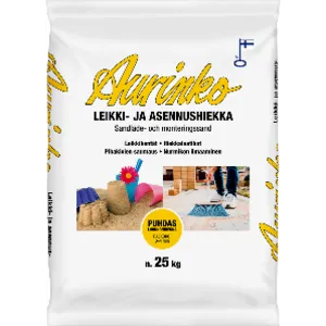 Aurinko leikki-ja asennushiekka 25 kg