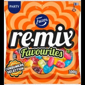 Fazer Remix Favourites karkkipussi 300g