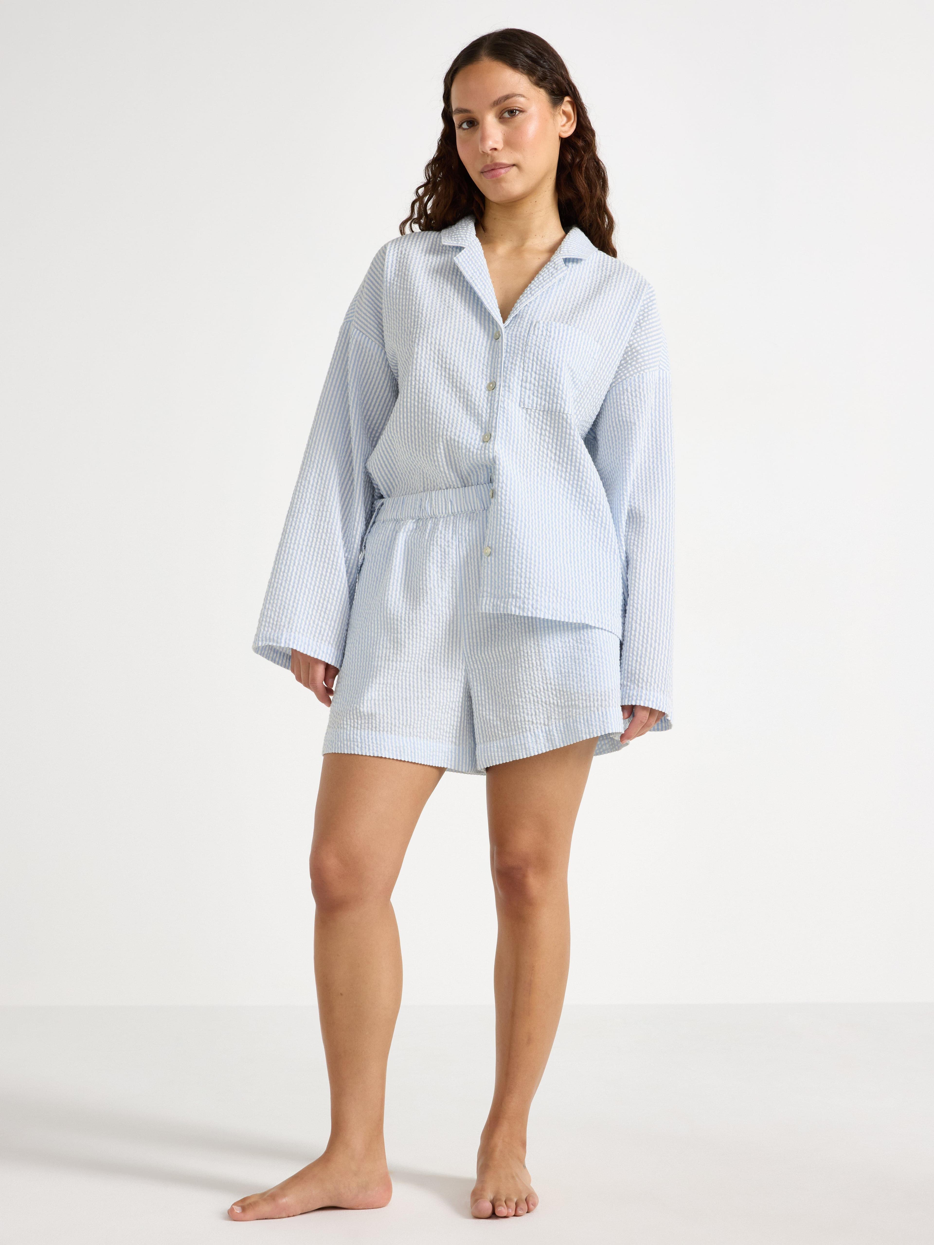 Pyjamashortsit, puuvillakreppiä