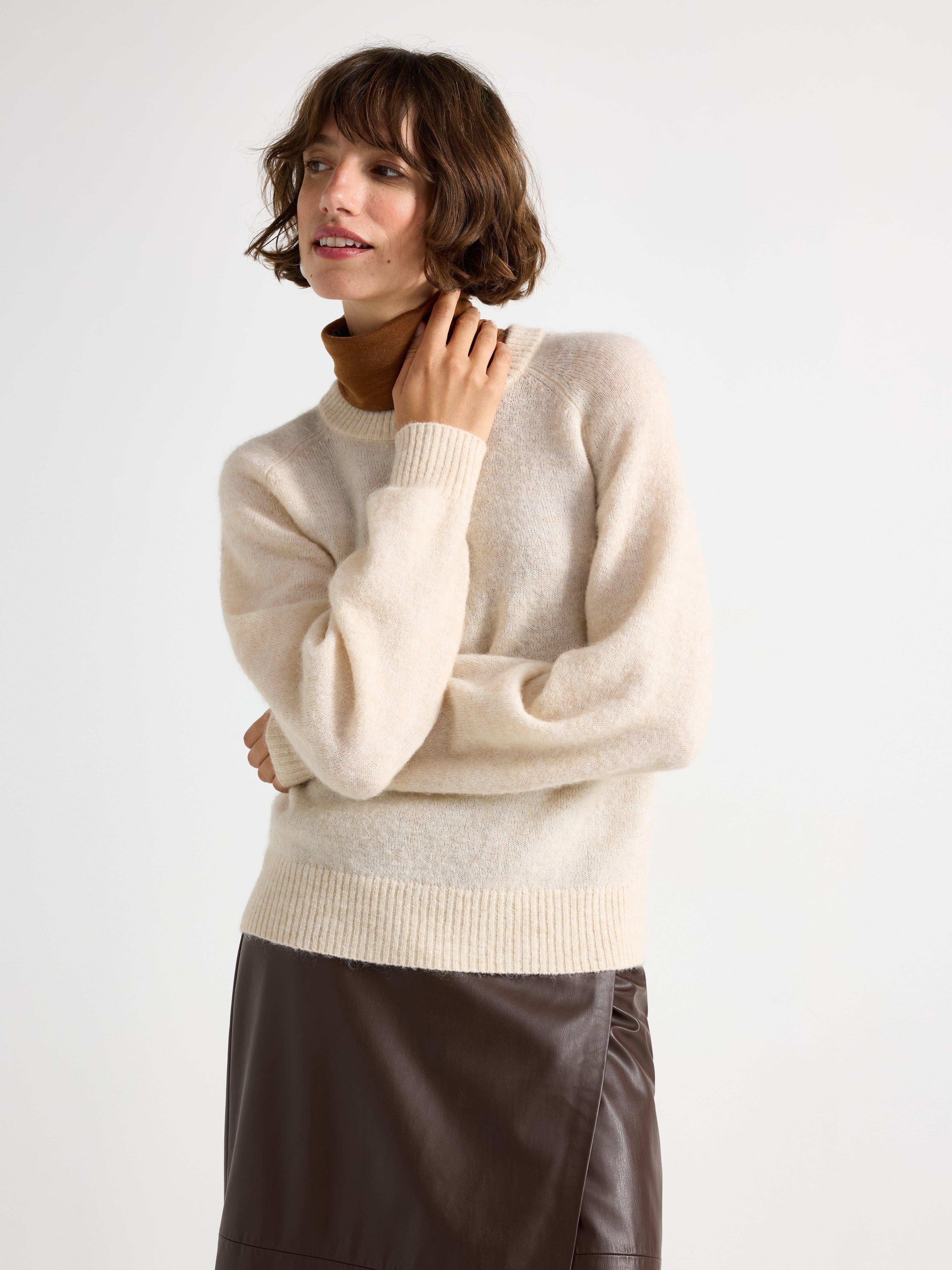 Neulottu pusero, villasekoitetta -70%