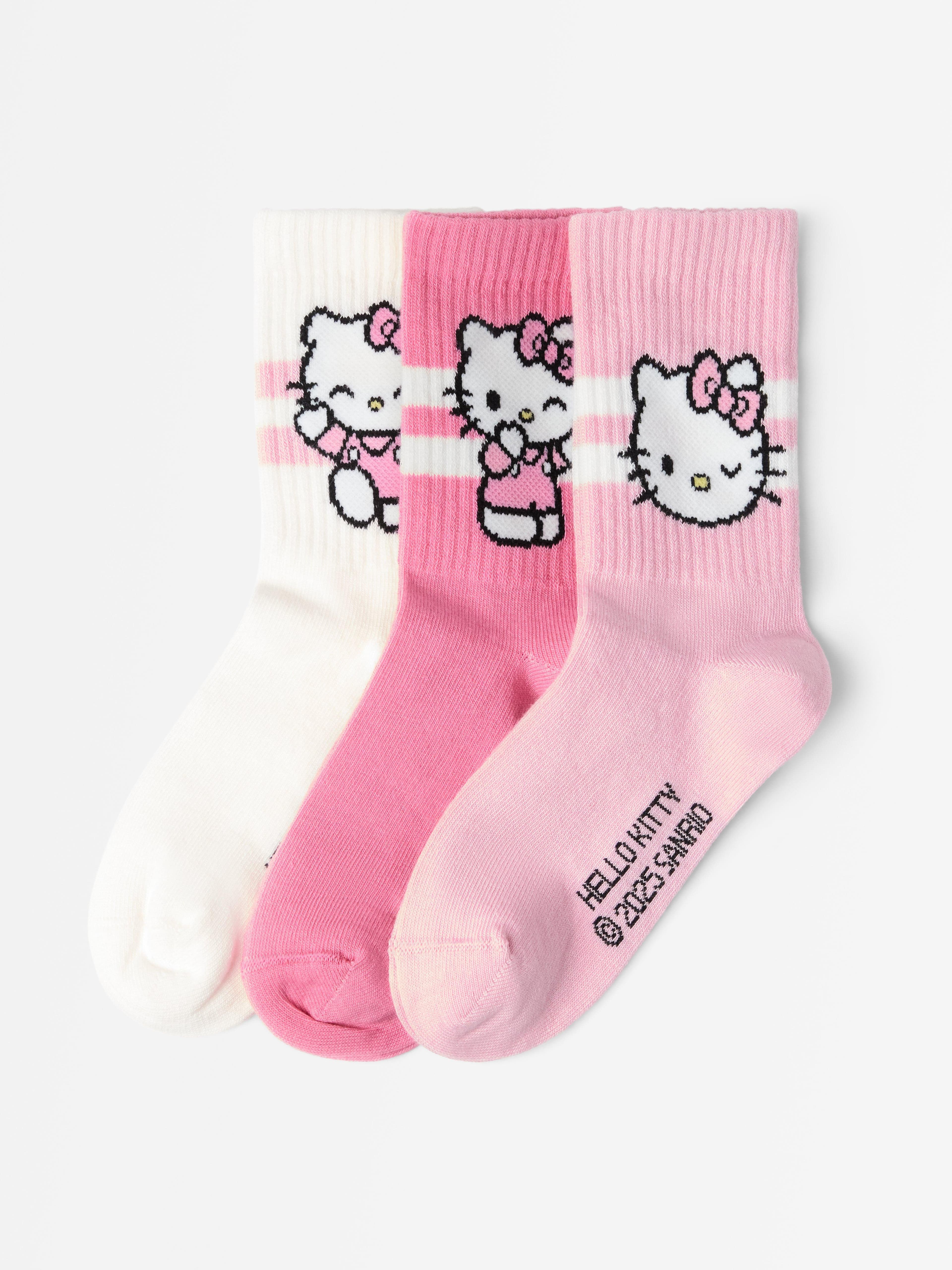 3-pakkaus Hello Kitty sukkia -50%