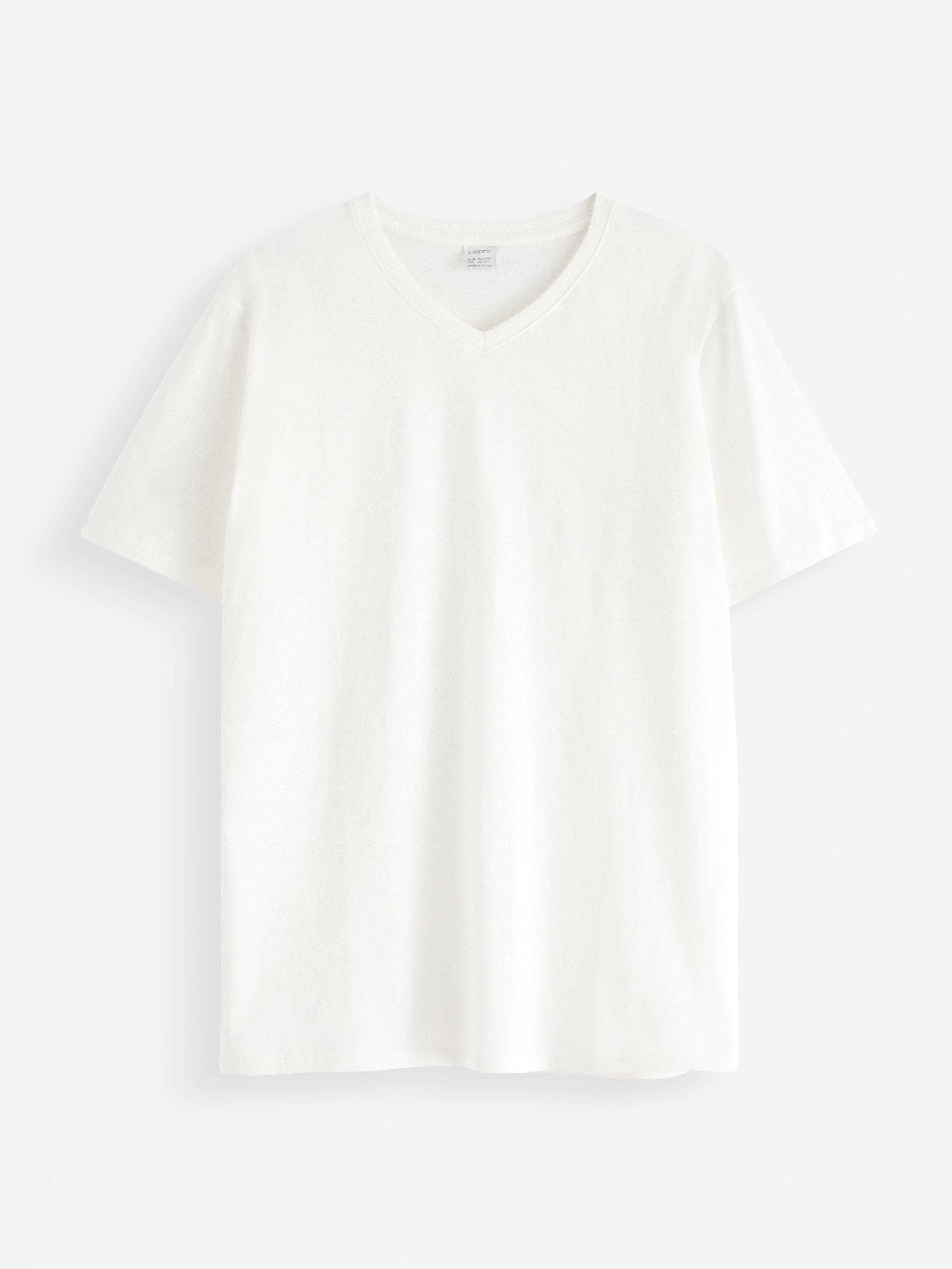 T-paita jossa v-pääntie -70%