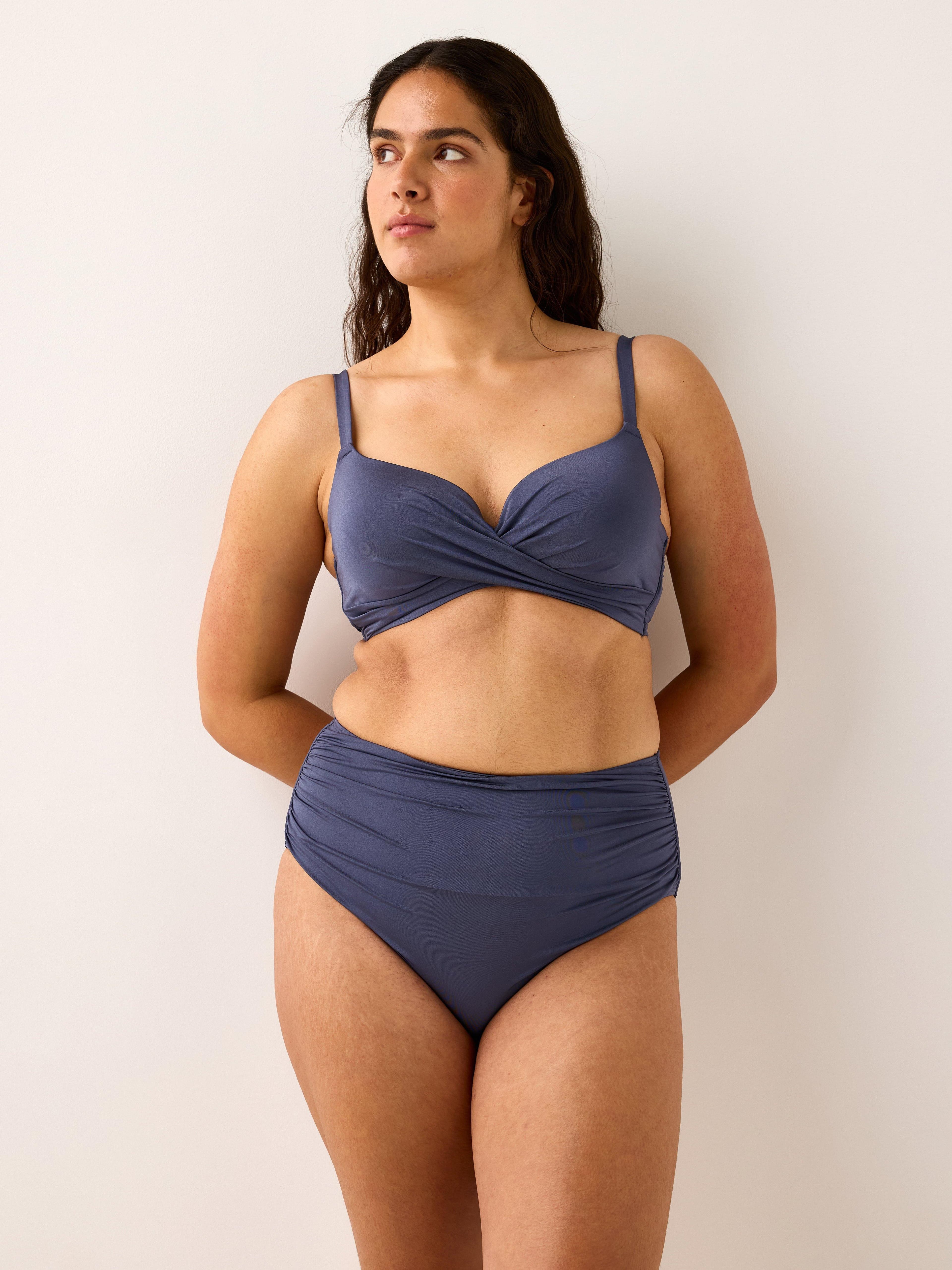 Shaping bikinihousut joissa korkea vyötärö
