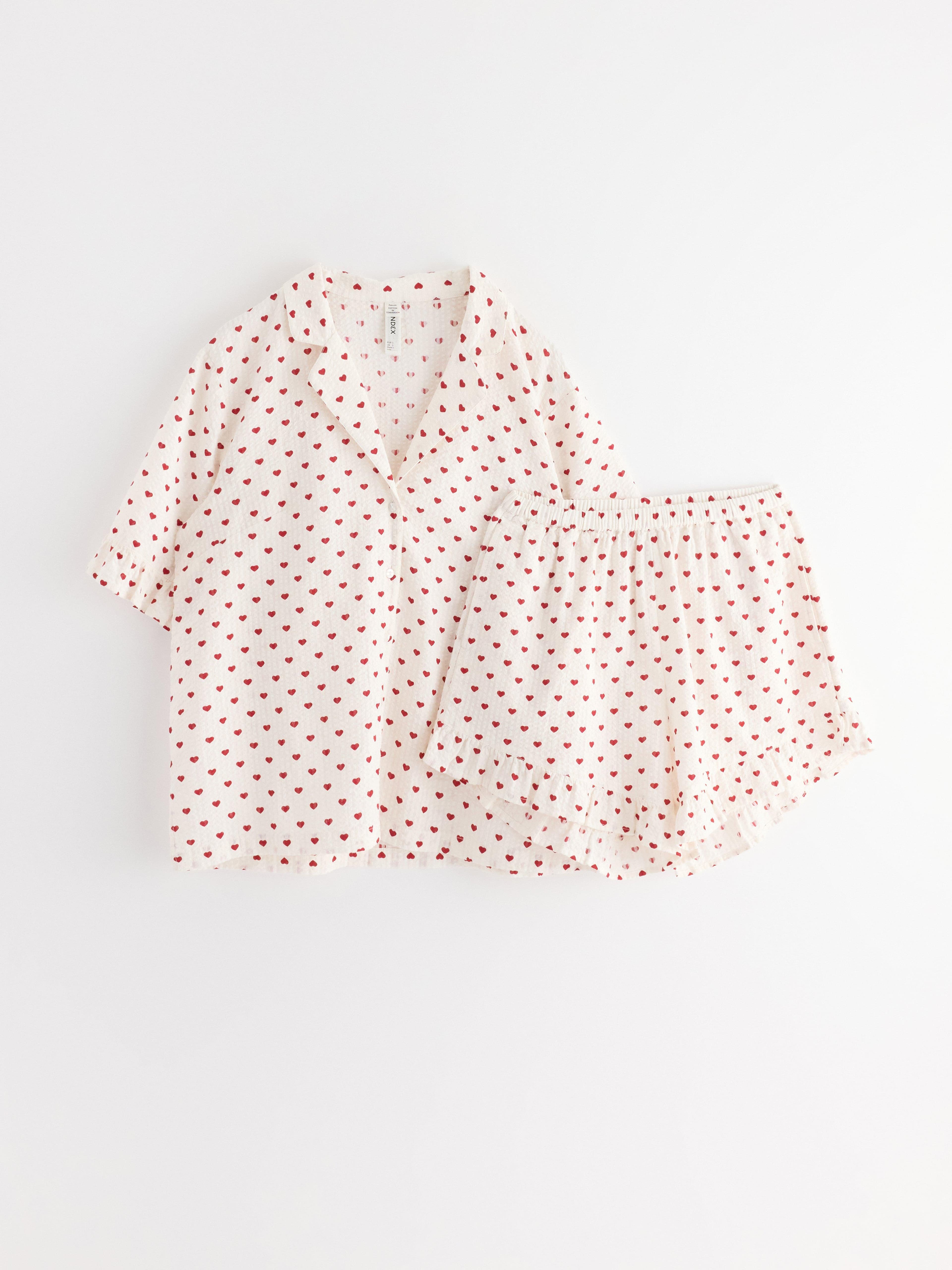 Pyjamasetti, lainekreppiä