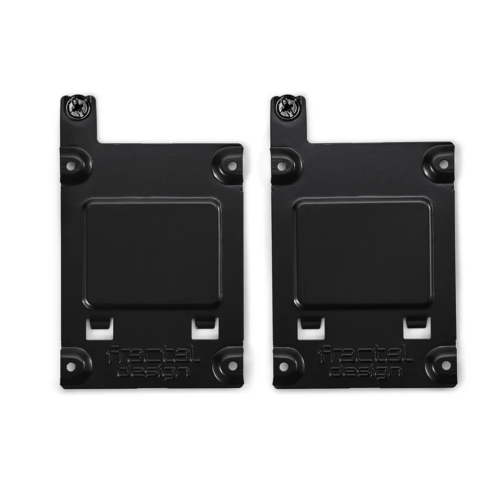 Fractal Design Type A SSD-kiinnikesarja, kahdelle 2,5" SATA SSD -asemalle, musta