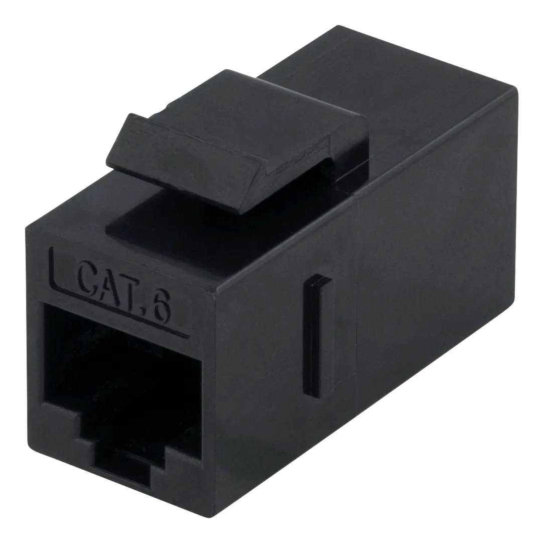 DELTACO Cat6 UTP Keystone skarv, svart -41%