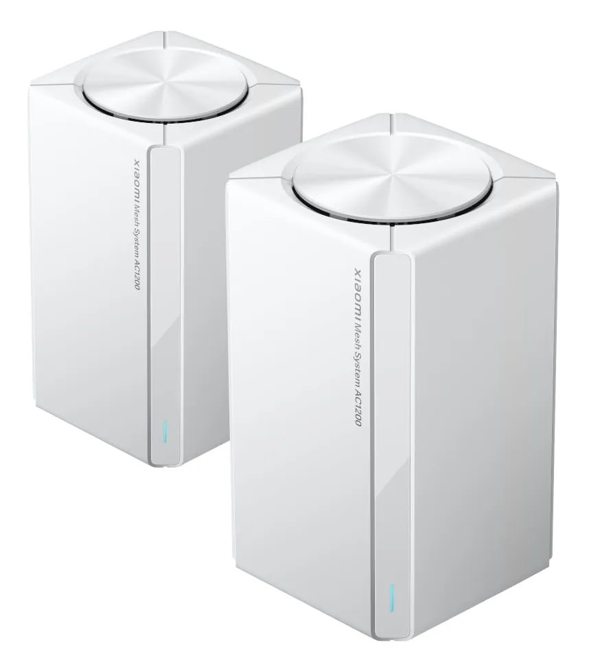 Xiaomi AC1200 -mesh WiFi -järjestelmä, Wi-Fi 5, AC1200, Dual-band, 2 kpl, valkoinen -41%