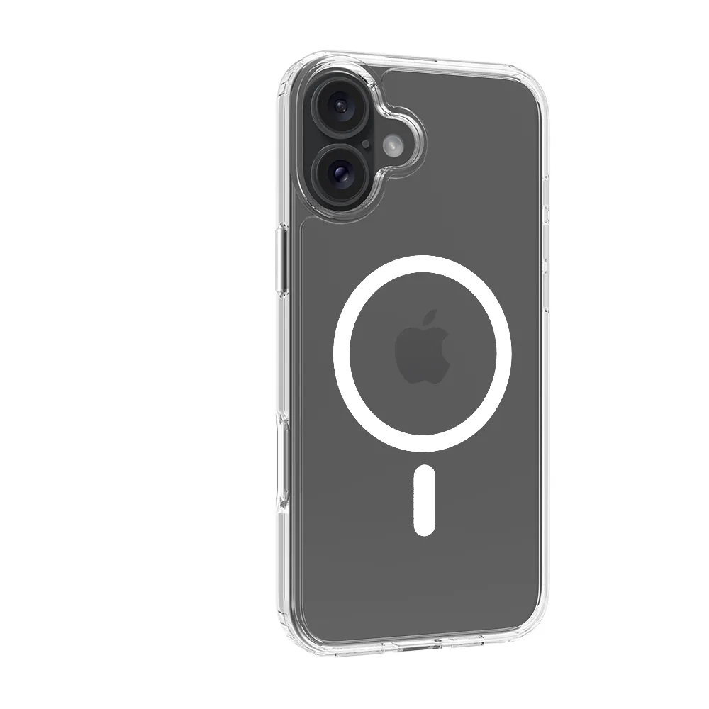 Screenor Bumper MagSafe, iPhone 16 Plus -suojakuori, Läpinäkyvä -50%