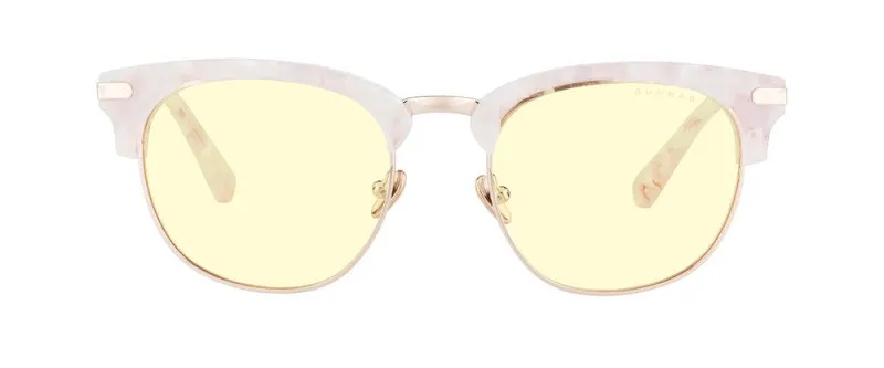 Gunnar Optiks DON-08201 Naisten klassiset neliskulmaiset päätelasit - Vaaleanpunainen/Meripihka