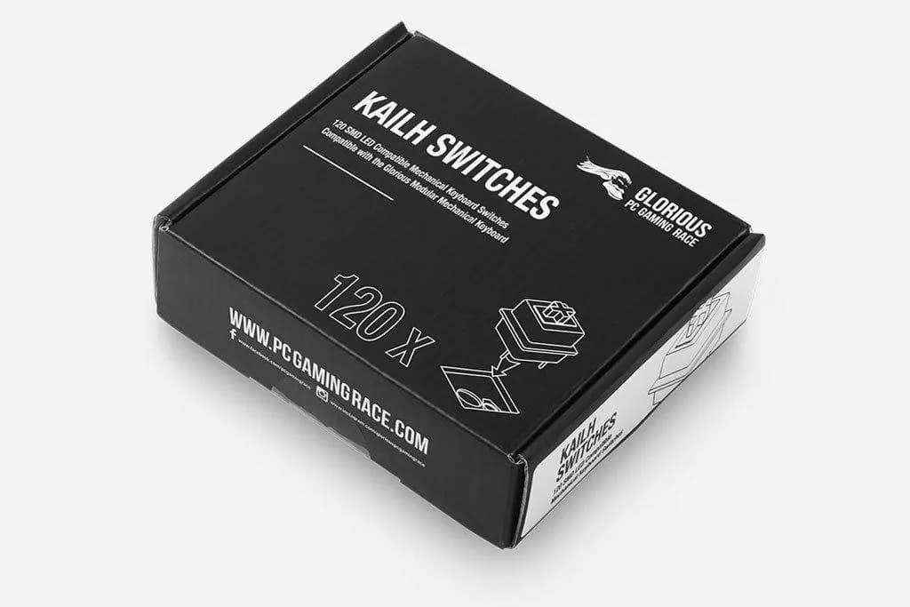 Glorious Kailh Box White -mekaaniset näppäimistökytkimet, 120 kpl