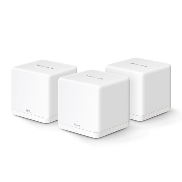 Mercusys Halo H60X -mesh WiFi -järjestelmä, Wi-Fi 6, AX1500, Dual-band, 3 kpl, valkoinen