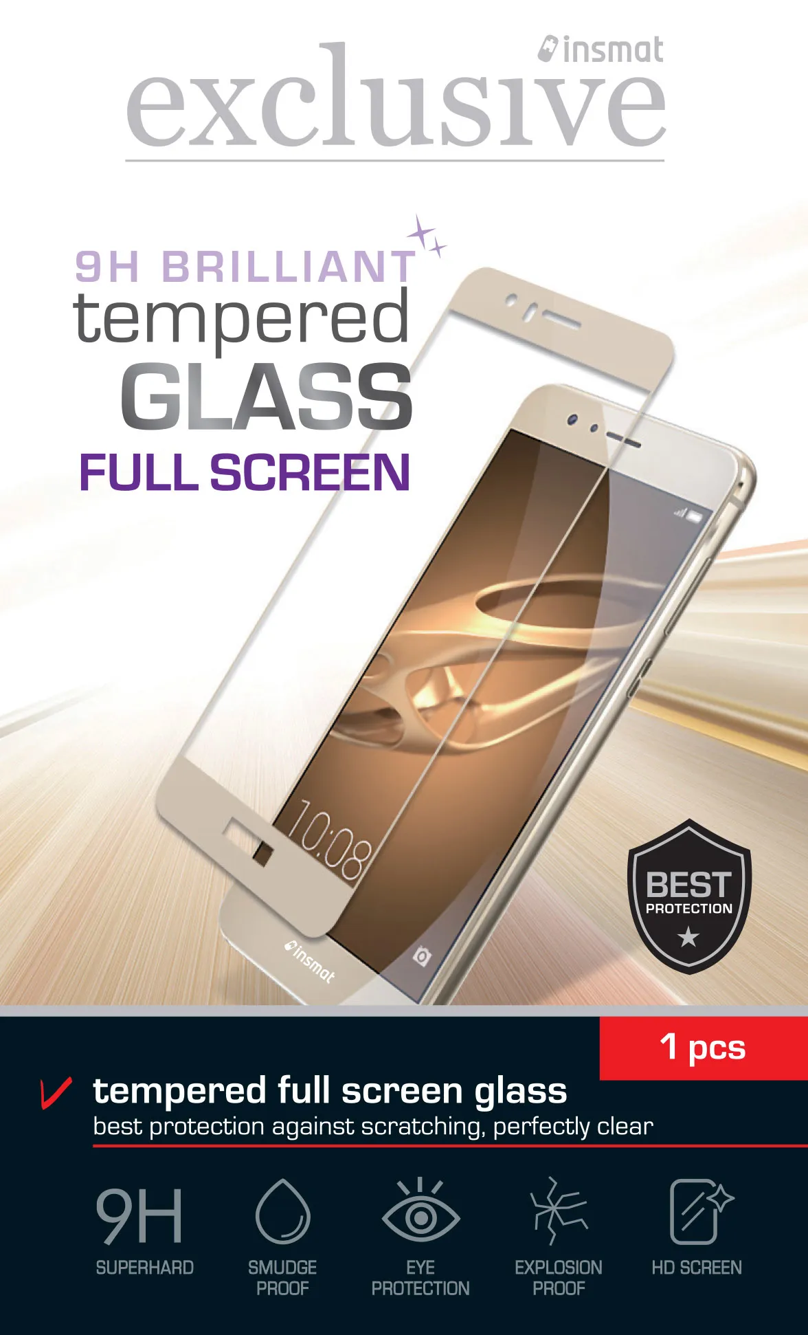 Insmat Full Screen Glass, Huawei P20 -panssarilasi -54%