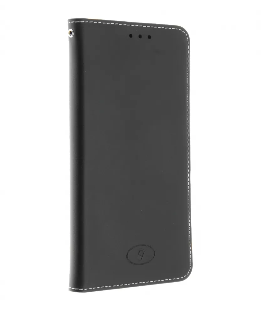 Insmat Exclusive Flip Case Huawei Y7 2019 -lompakkokotelo, musta