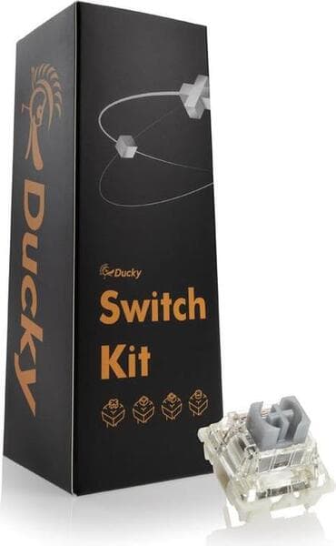 Ducky Gateron G Pro Silver -mekaanisen näppäimistön kytkimet, 110 kappaletta