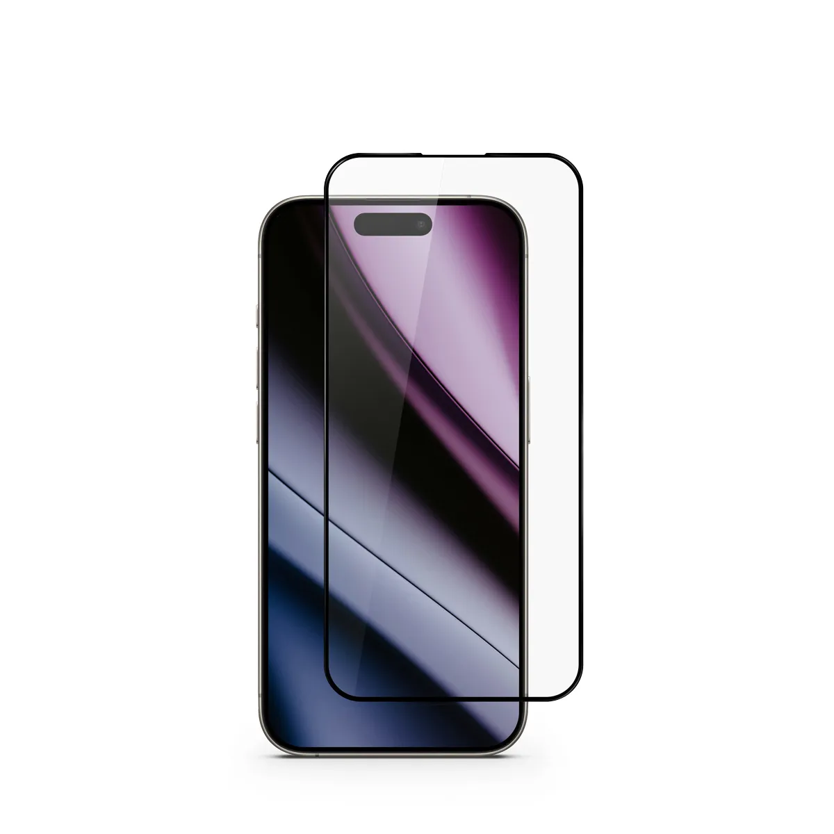 Epico ImpactBuffer Glass 3D for iPhone 16 asennuskehyksellä - panssarilasi