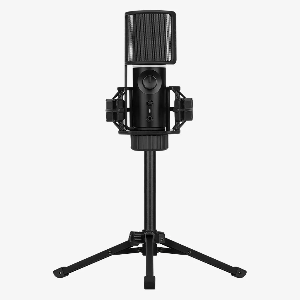 Streamplify MIC TRIPOD, USB, kondensaattori -mikrofoni, musta -38%