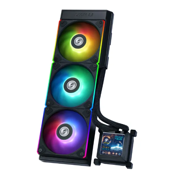 Lian Li HydroShift LCD 360N 360mm ARGB -nestejäähdytin, musta