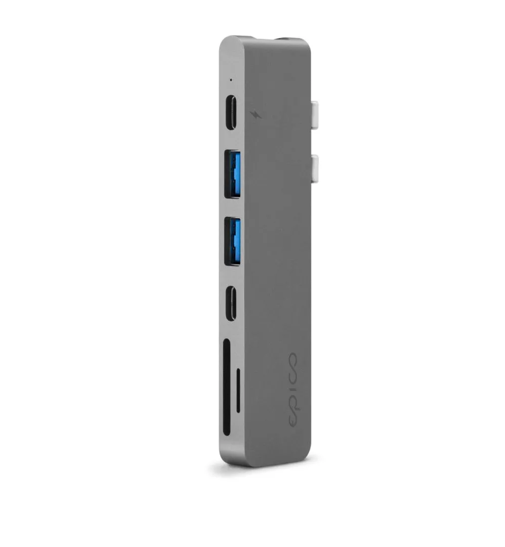 Epico USB Type-C HUB PRO - space gray/musta