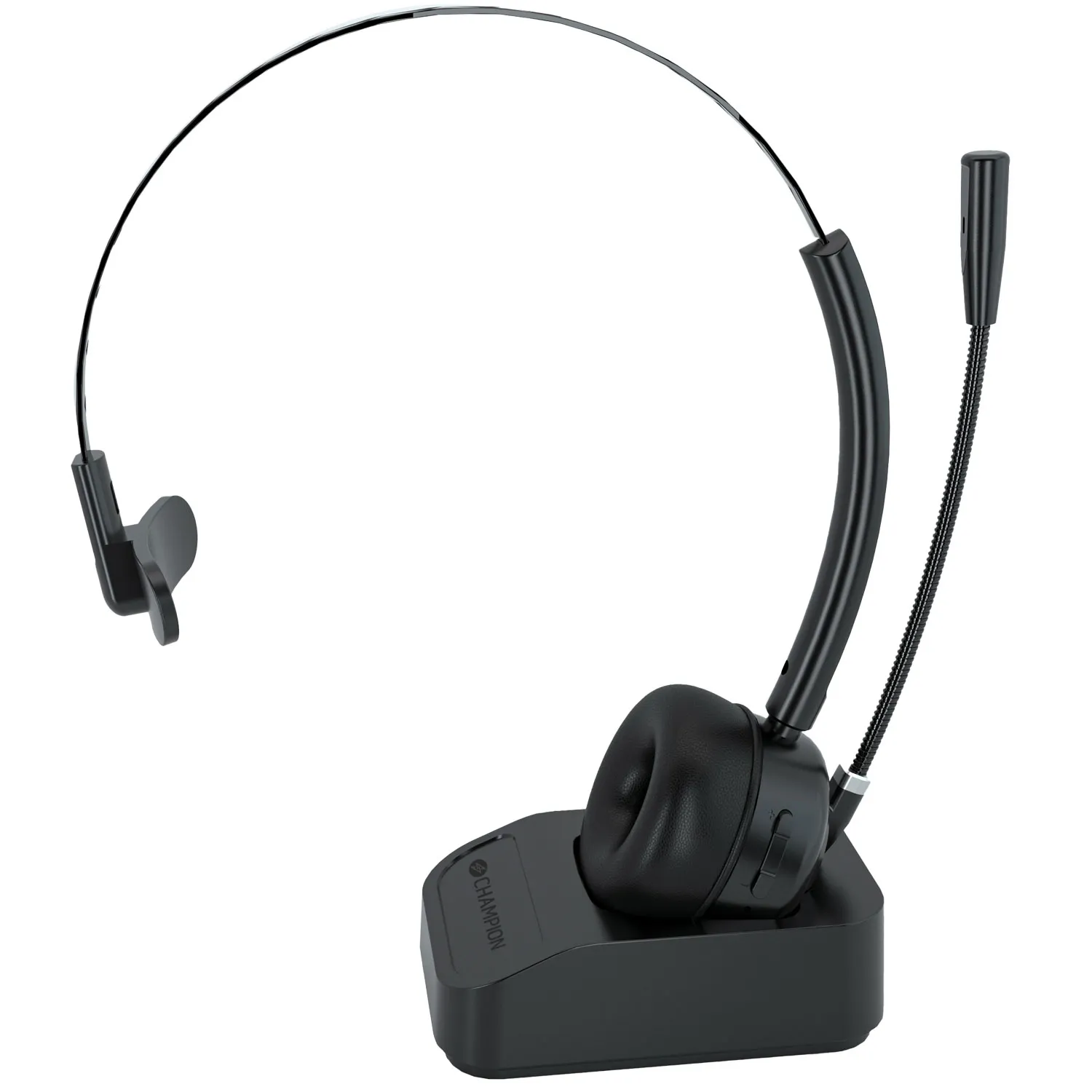 Champion Office Wireless -langaton toimistokuuloke + latausteline, musta -50%