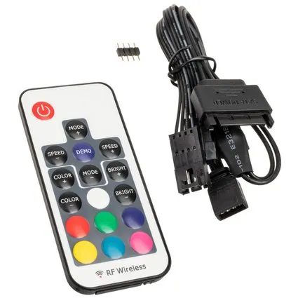Kolink Inspire L2 SATA 12V 4-pin -RGB-ohjain, musta