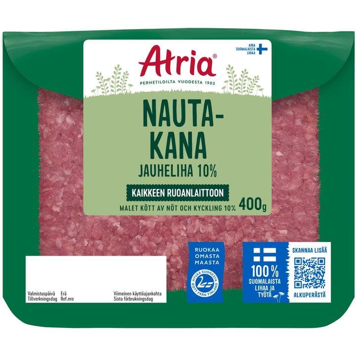 Atria Nauta-Kana Jauheliha 10% 400g