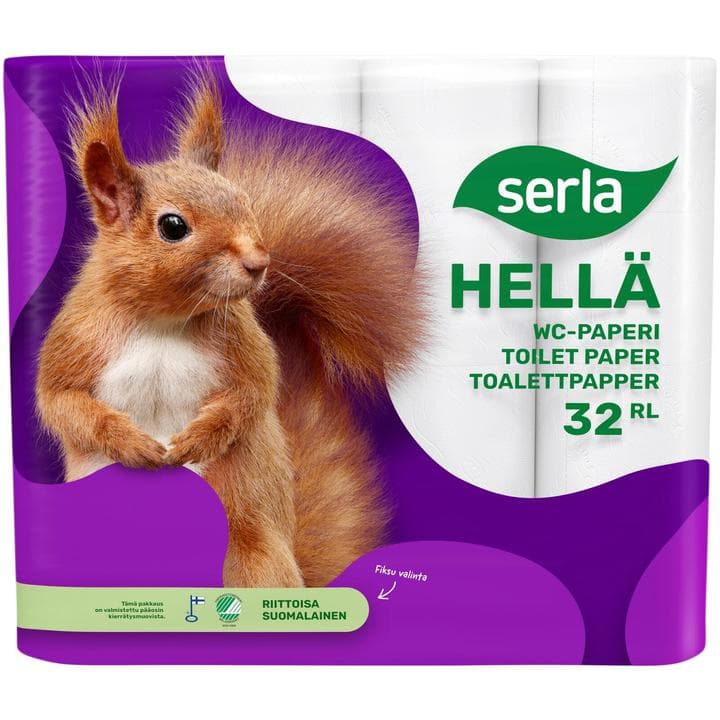Serla Hellä WC-paperi 32rl valkoinen