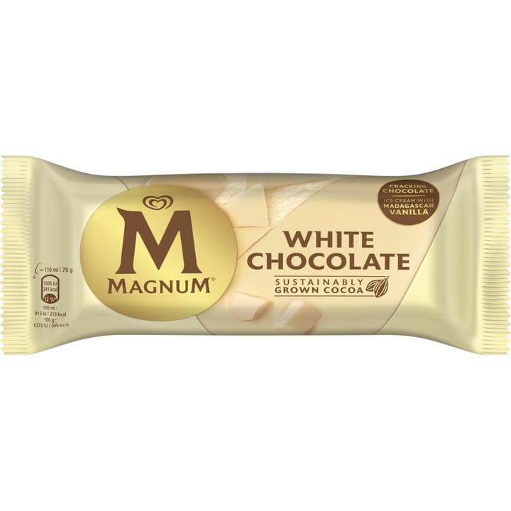 Magnum White Chocolate Jäätelö 110ml/79g