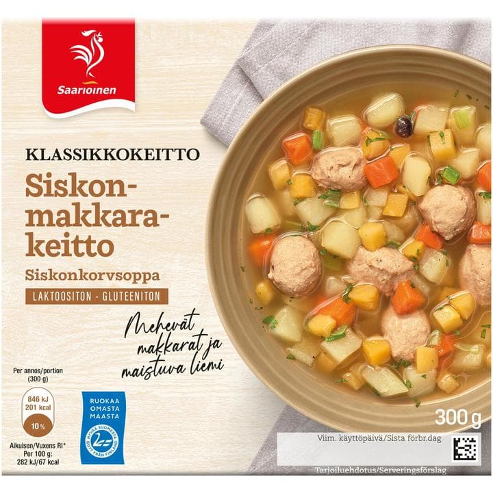 Saarioinen Siskonmakkarakeitto 300g