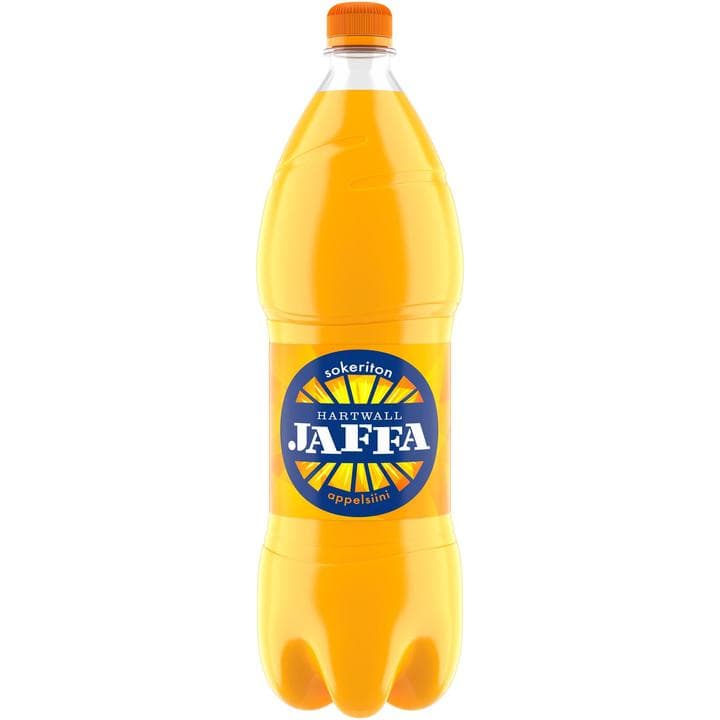 Hartwall Jaffa Appelsiini Sokeriton virvoitusjuoma 1,5 l