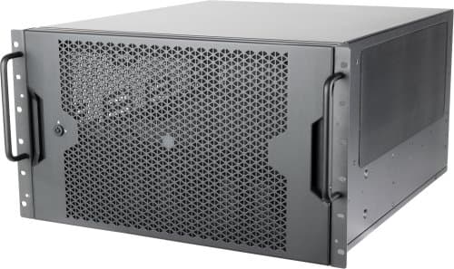 SilverStone RM600 6U -räkkikotelo, musta -37% (Uudenveroinen)