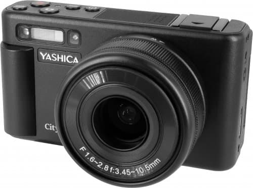 YASHICA City 100 digikamera, musta -44% (Hyväkuntoinen)