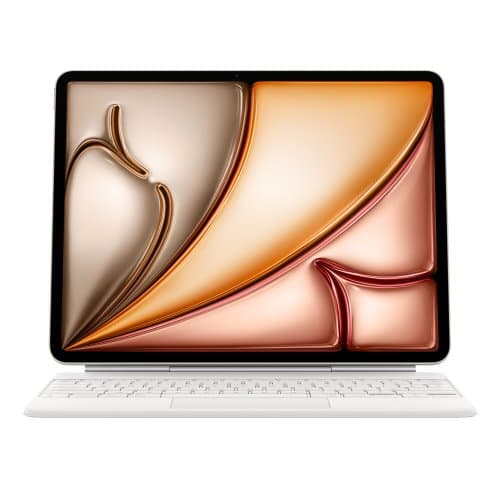 Apple Magic Keyboard 13" iPad Airille (M4) näppäimistö ja suoja, valkoinen (MDFW4)