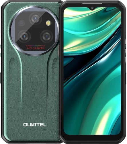 Oukitel WP39 5G -puhelin, 256/6 Gt, vihreä