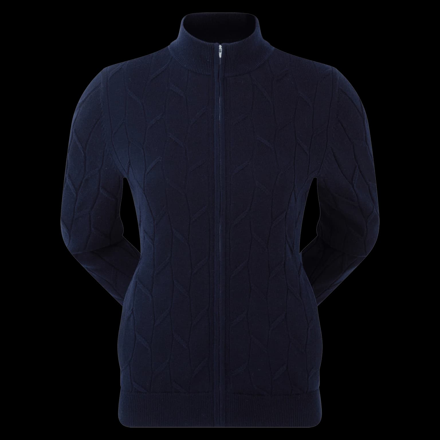 Full-Zip Lined Pullover99, naisten golftakki