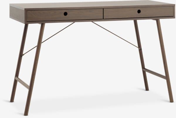 Työpöytä LINDVED 48x120 2 laatikkoa tumma tammenvärinen