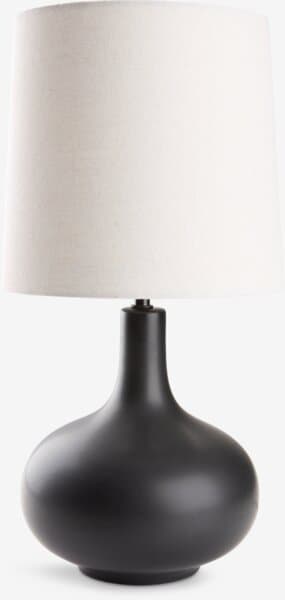 Pöytälamppu JOACHIM Ø27xH54cm beige/musta