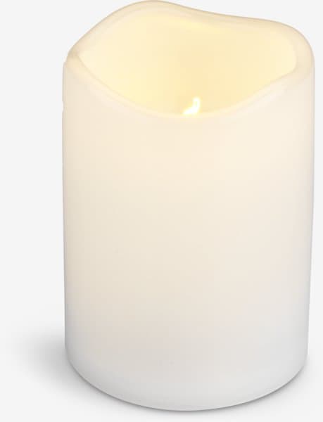 LED-kynttilä SOREN Ø8xK13cm valkoinen -66%