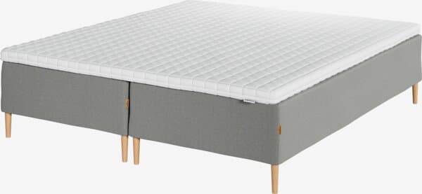 Runkopatja 160x200cm MJELLA harmaa-23 + MURU kova