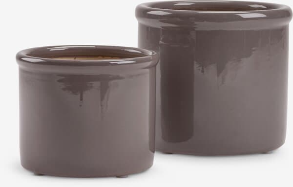 Kukkaruukku STORK Ø28/24 himmeä rypäle,2 kpl/setti -25%