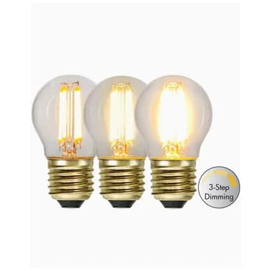 Star Trading Pallolamppu 3-asteinen himmennys E27 LED 4 W 2100K 354-82 Vastaa: N/A -15%