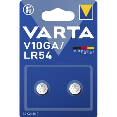 Varta V10GA/LR54 alkaliparisto - 2 kpl 4274101402 Vastaa: N/A