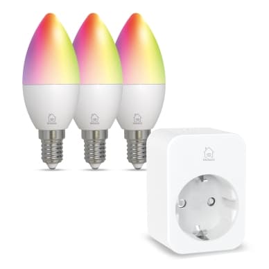 Deltaco Smart Home -valaistuspakkaus E27 SH-LIGHTKIT-E14 Vastaa: N/A
