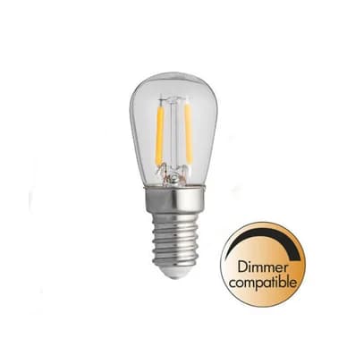 Unison Himmennettävä LED Päärynänlamppu 2200K 60lm E14 0,8W 3220090 Vastaa: N/A