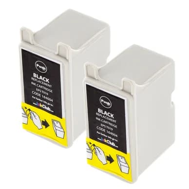 inkClub Mustepatruuna musta 25ml, 2-pakkaus KEC034-2 Vastaa: T019 -15%