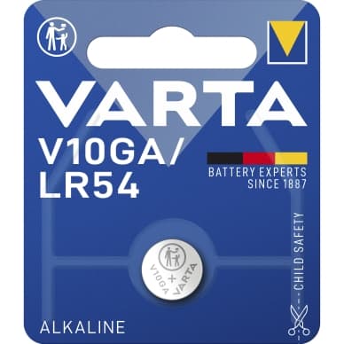 Varta V10GA/LR54 alkaliparisto - 1 kpl 4274101401 Vastaa: N/A