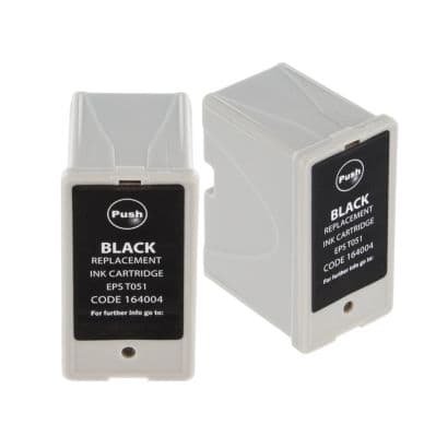 inkClub Mustepatruuna musta, 2-pakkaus KED0081-2 Vastaa: T051