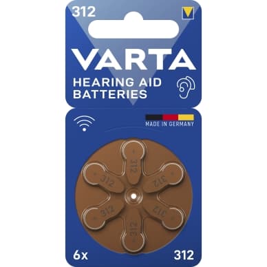 Varta HAB 312 -akku - 6 kpl 24607101416 Vastaa: N/A